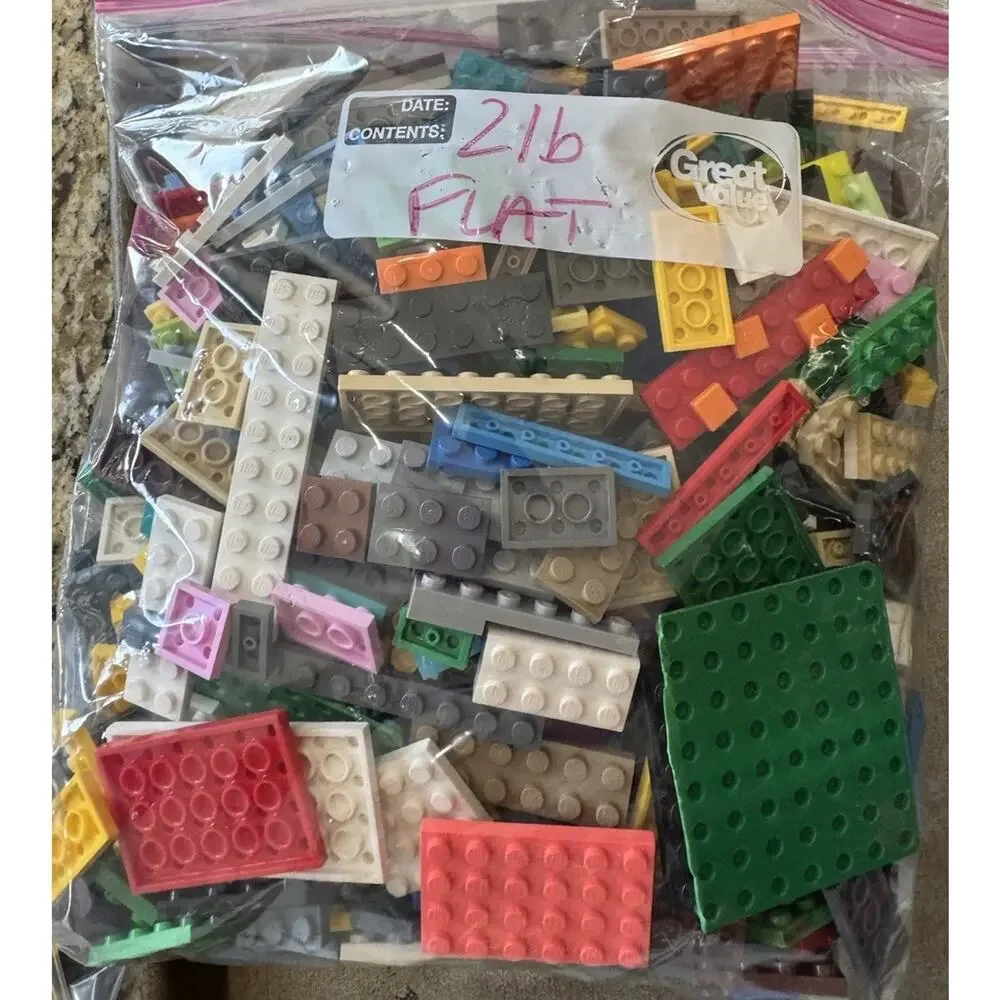 2 lbs Mixed LEGO Lot - Authentic Genuine Bricks Parts & Pieces Cleaned & Sorted - Picture 2 of 6